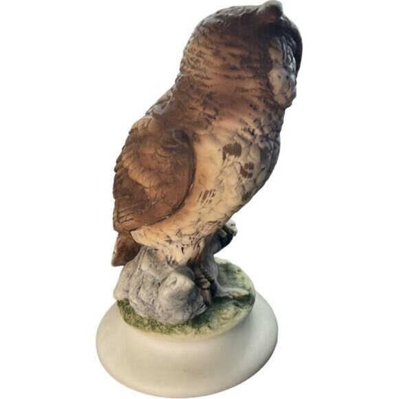 Vintage Lefton Hand Painted Porcelain Bisque Owl Figurine KW866 - Picture 3 of 6